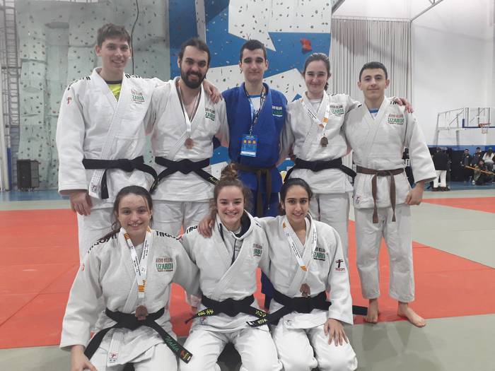 Judo Klub Lizardik lau domina eskuratu ditu Espainiako Junior Kopan
