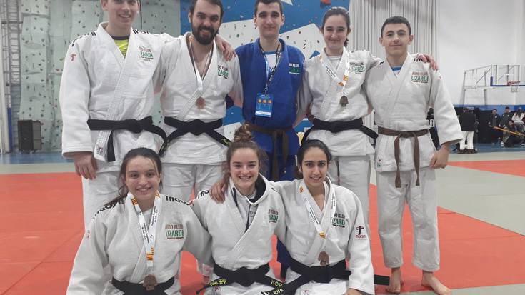Judo Klub Lizardik lau domina eskuratu ditu Espainiako Junior Kopan
