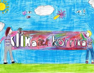 Korrika ikasleen begietatik