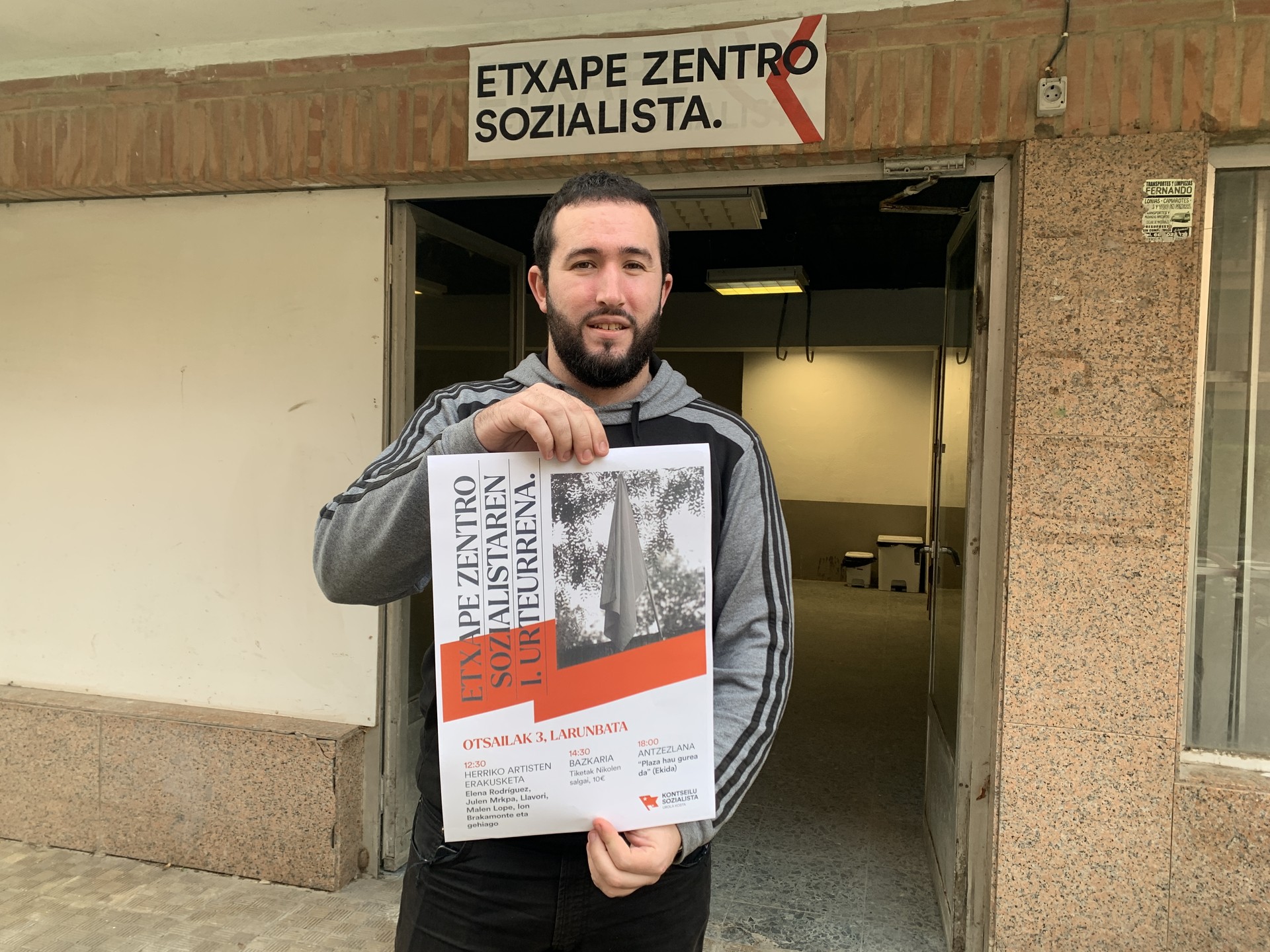 Etxape zentro sozialistaren urteurrena ospatuko dute datorren larunbatean