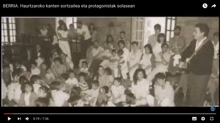 Imanol Urbietaren ibilbidea jasotzen duen bideoa