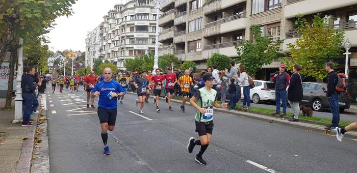 Eskualdeko hainbat lagunek amaitu dute Behobia-Donostia lasterketa