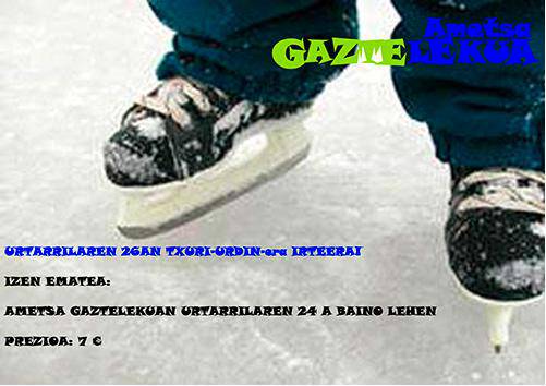 Izotz gainean patinatzeko aukera izango dute haurrek urtarrilaren 26an