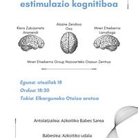 Hitzaldia: 'Nola landu estimulazio kognitiboa'
