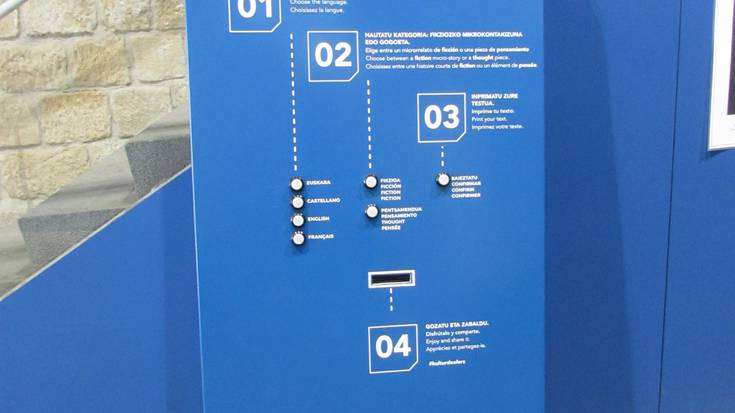 Mikroipuinen makina merkatuko sarreran