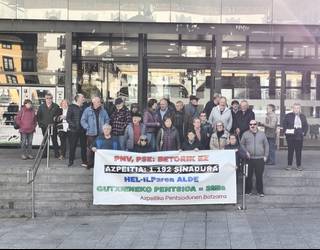 Urteko azken elkarretaratzea egin dute jubilatu eta pentsiodunek