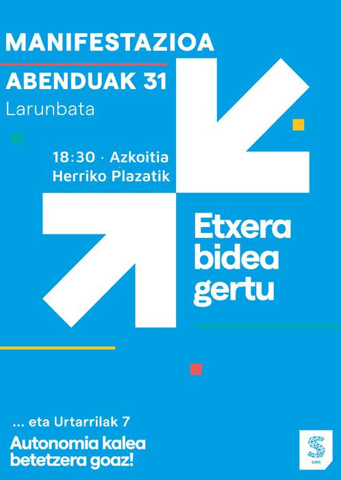 Sarek deitutako manifestazioa