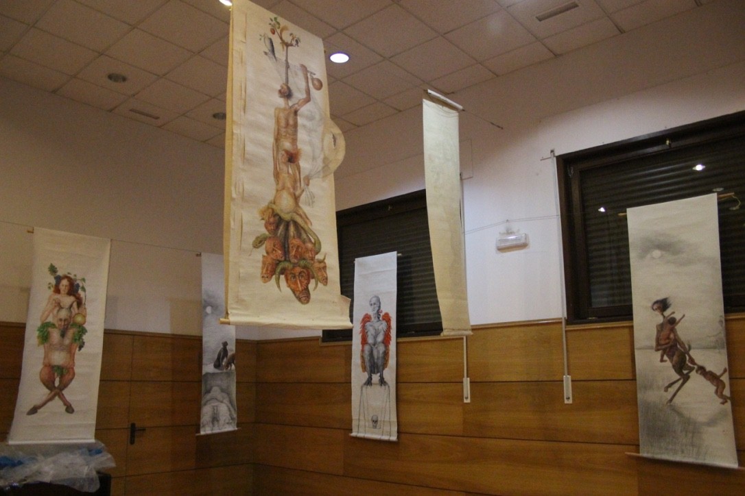 Manuel Fernandesek pintura-erakusketa jarri du kultur etxean eta zabalik izango da hilaren bukaera arte