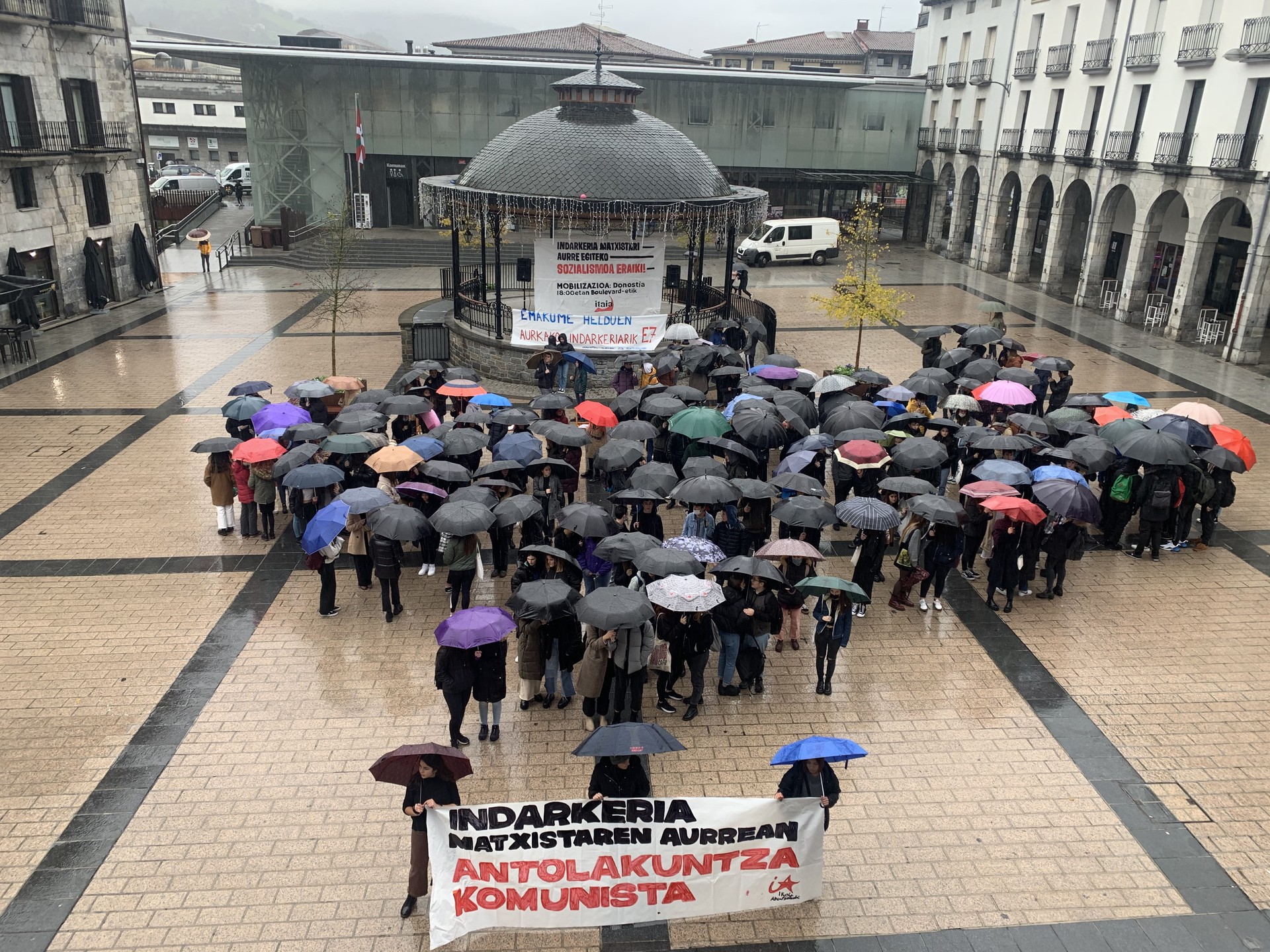 Indarkeria matxistaren aurka mobilizatu dira ikasleak