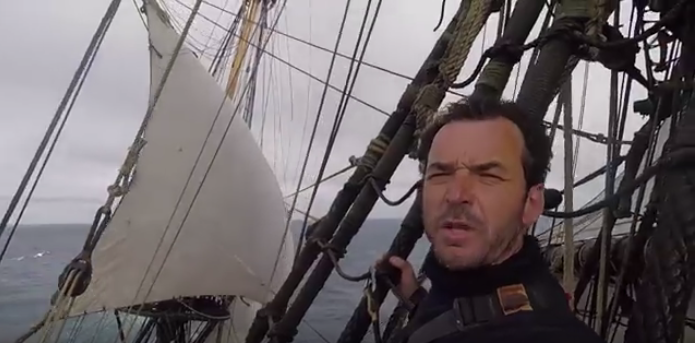 HARA! ‘L’Hermione’ fragatan da Ibon Gaztañazpi