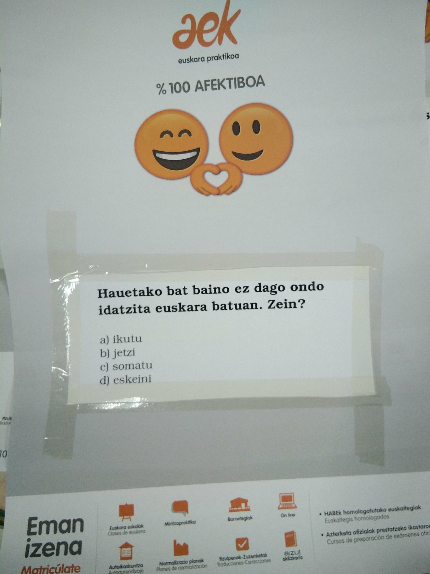 Asmatuko zenuke? 
