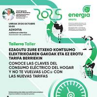 Ikastaroa: argindarraren fakturak ulertzen ikasteko saioa