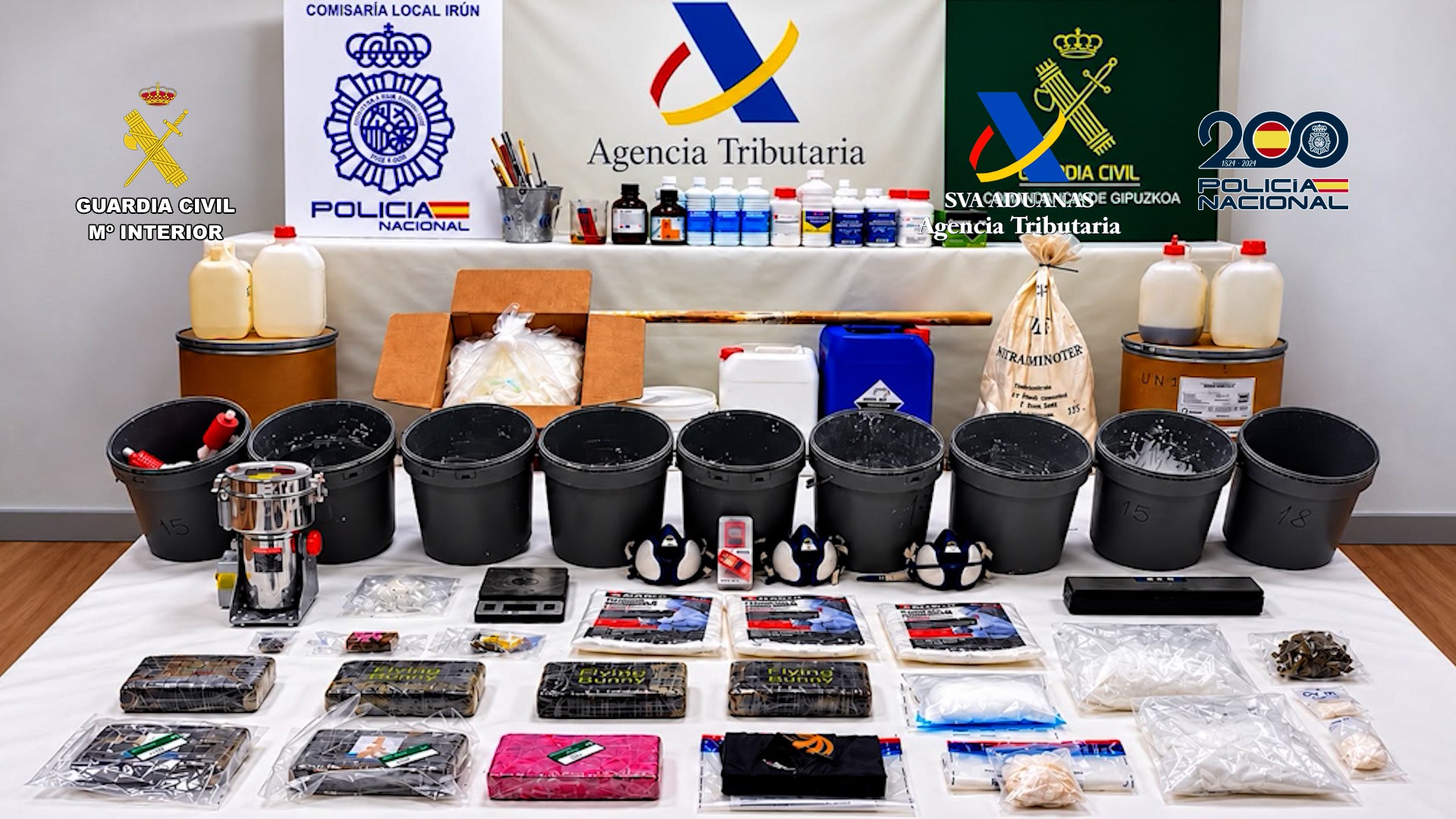 Miaketak egin dituzte Orion, droga trafikoaren aurkako polizia operazio bati lotuta