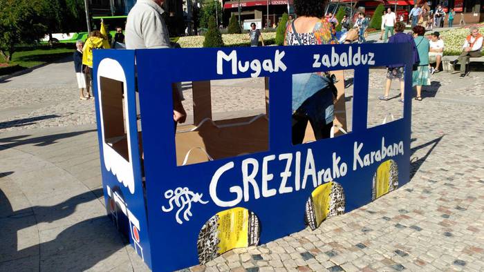 'Greziarako karabana' egistamoa aurkezteko hitzaldia, asteazkenean