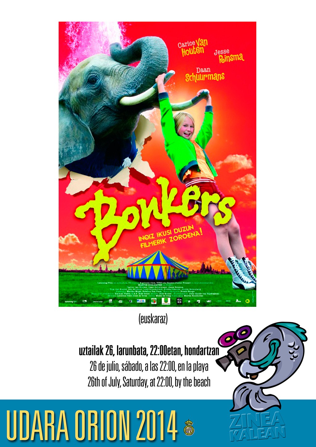 Kartelak: Zine-emanaldia hondartzan: 'Bonkers'