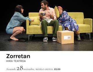 'Zorretan' antzezlanerako sarrerak