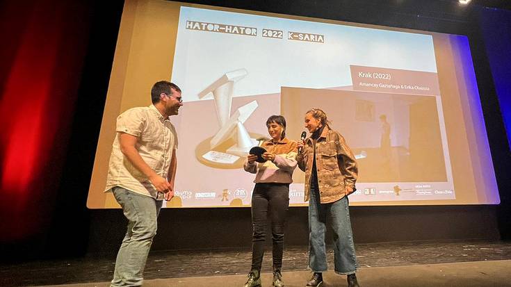 Erika Olaizolaren eta Amancay Gaztañagaren 'Krak' film laburrak irabazi du K-saria