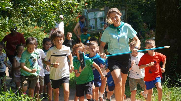 Haurrak izan dira protagonistak gaur Vista Alegreko jaietan
