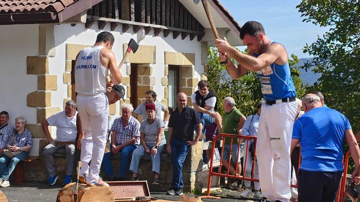 San Migel egun eguzkitsuarekin amaitu dituzte festak Laurgainen