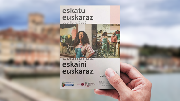 Martxan da euskaraz eskatu eta eskaintzeko kanpaina