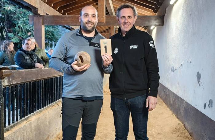 Garaipenarekin hasi du Gorka Etxanizek 55. Gipuzkoako Hiru Txirlo Bola Joko Txapelketa