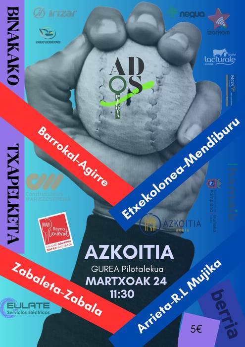 Ados Pilotaren binakako pilota txapelketako partidak