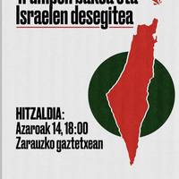 Hitzaldia: Trumpen bakea eta Israelen desegitea