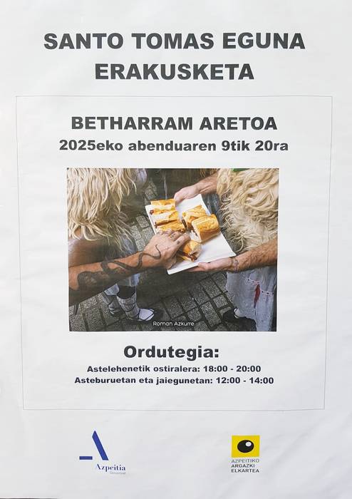 San Tomas egunaren inguruko argazki erakusketa