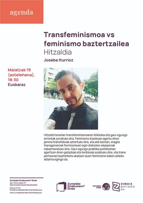Josebe Iturriozen hitzaldia: 'Transfeminismoa vs feminismo baztertzailea'