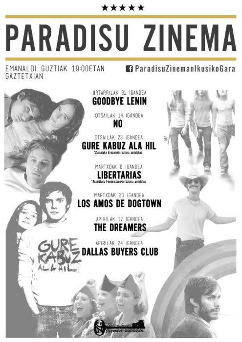 'Good bye Lenin' pelikula alemaniarra, igandean, Paradisu Zineman