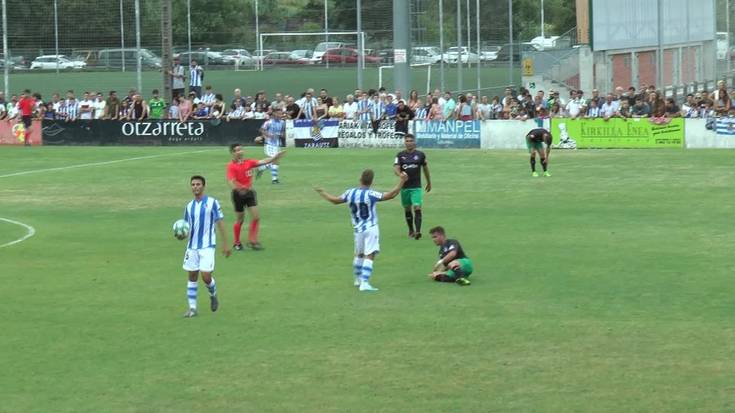 Realak kilometroen alde jokatu zuen larunbatean Zarautzen