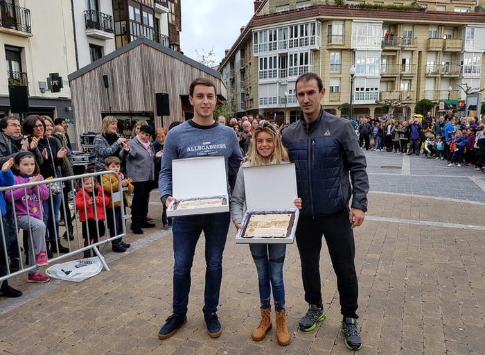 Urteko kirolari onenen sariak jaso dituzte Odriozolak eta Gonzalez-Etxabarrik