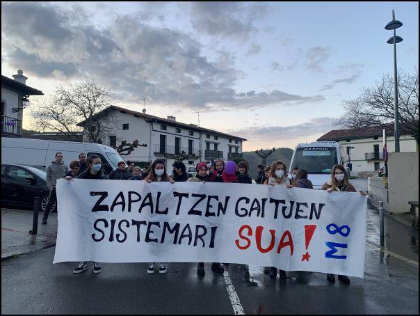 Aizarnazabalgo talde feminista, borrokari eusteko lehen alea