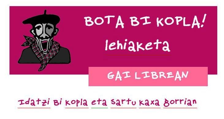 Martxan da BOTA BI KOPLA! lehiaketa