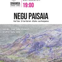 'Negu paisaia', Karlos Iriarteren disko aurkezpena