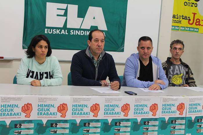 Gerdaun izan den kaleratze bat salatu du ELAk