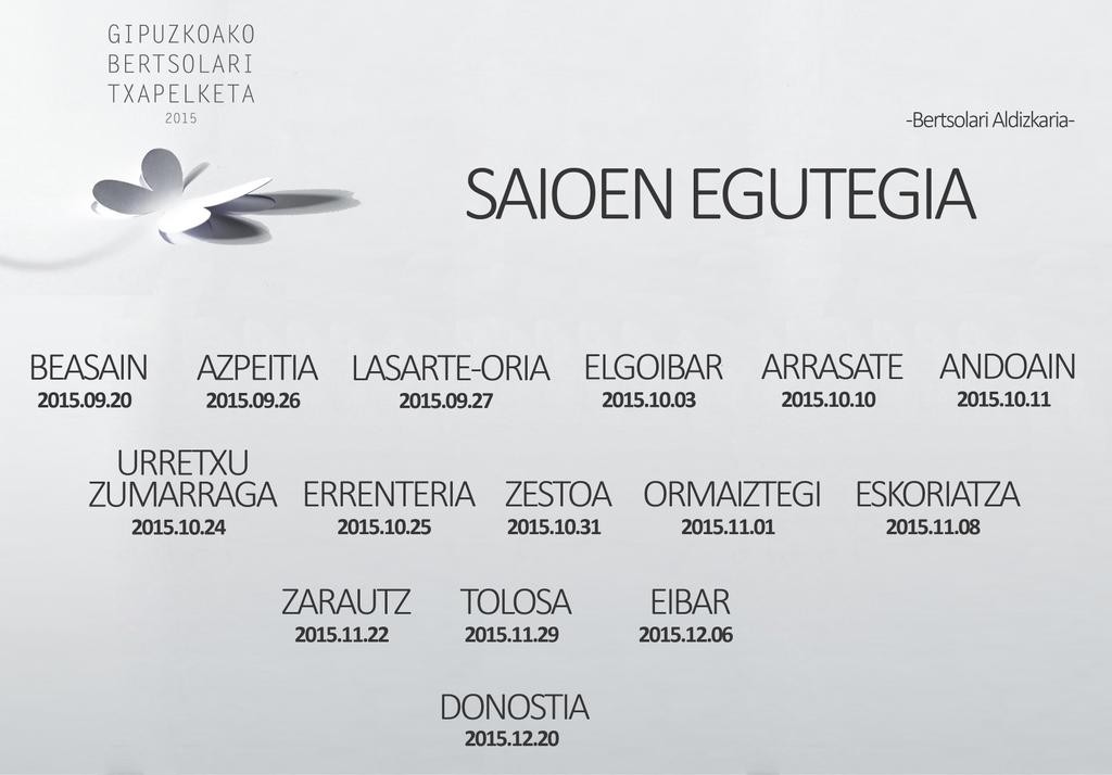 gbt15 saioen egutegia 