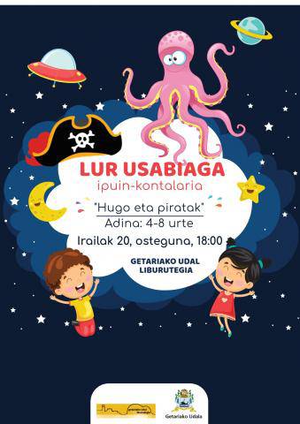 Ipuin kontaketa eskainiko du Lur Usabiagak bihar, Getariako udal liburutegian