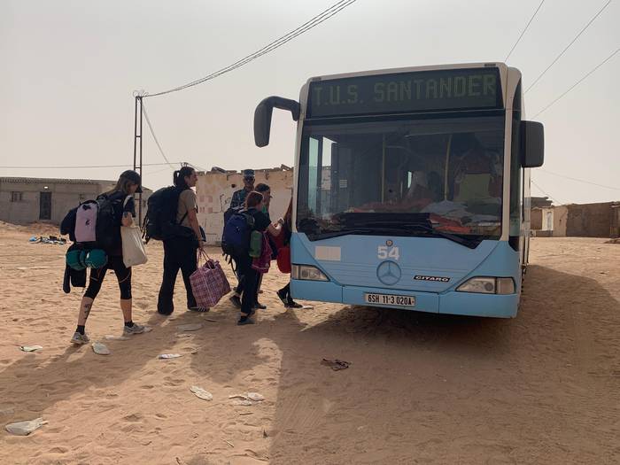 Zumaian dira azken egunotan Saharan izan diren Darahliren taldeko kideak
