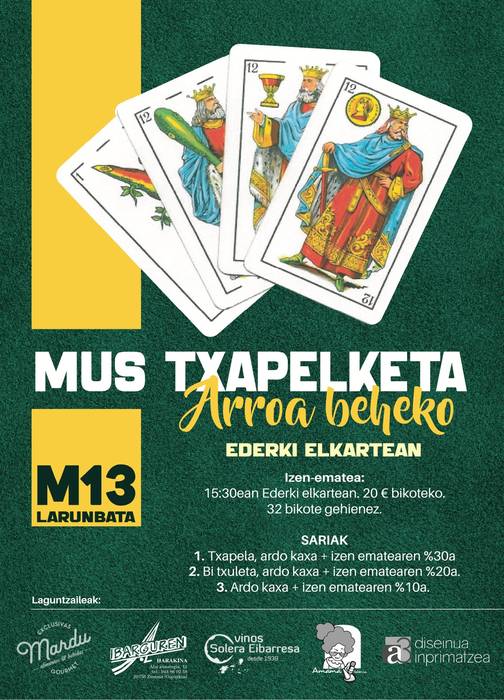 Mus txapelketa Arroabean