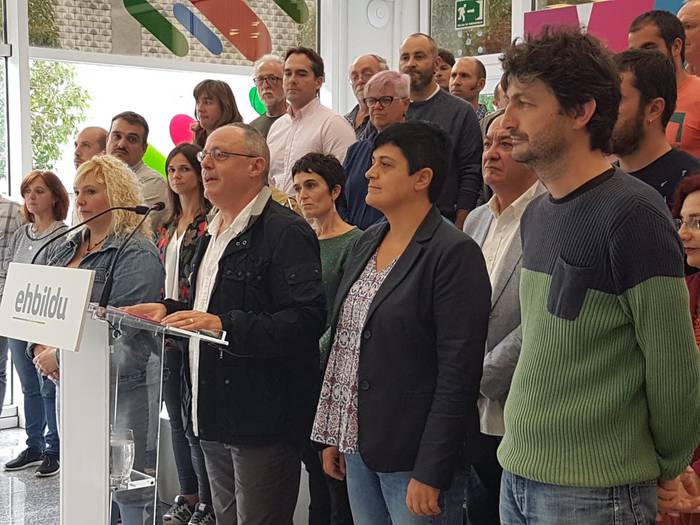 Errazkinek eta Intxaurrandietak "herritarren interesen alde" jokatu zutela azpimarratu du EH Bilduk