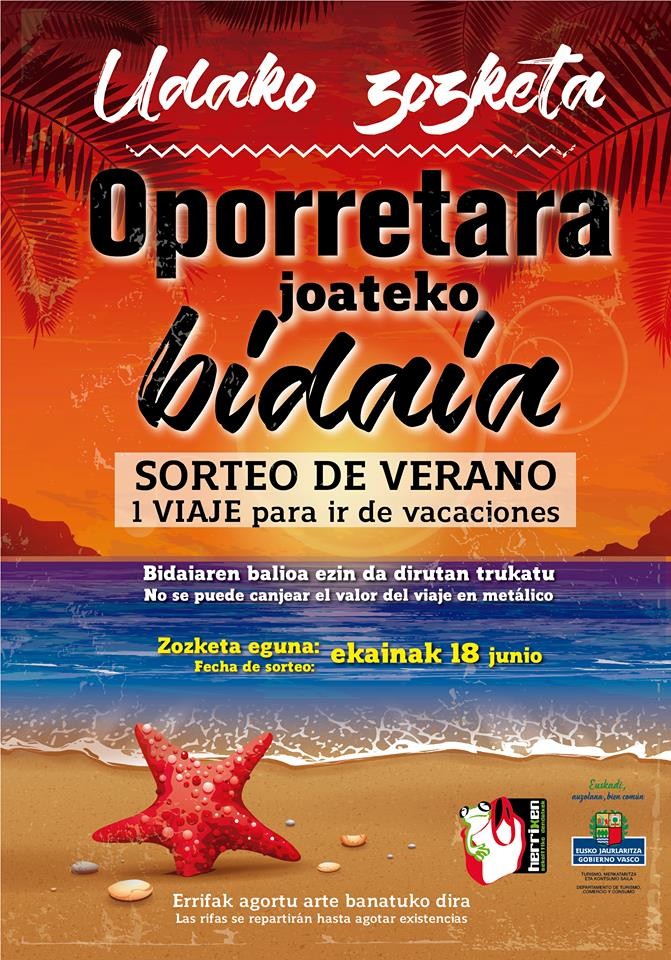 Udako zozketaren zenbaki saritua Kanpaxa Masaiak dendak banatu du