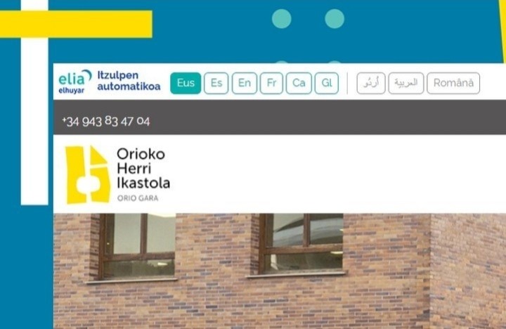 Elhuyarrek eta Ikastolen Elkarteko IKT taldeak elkarlanean itzulpen sistema bat garatu eta Orioko Herri Ikastolaren webgunean estreinatu dugu.