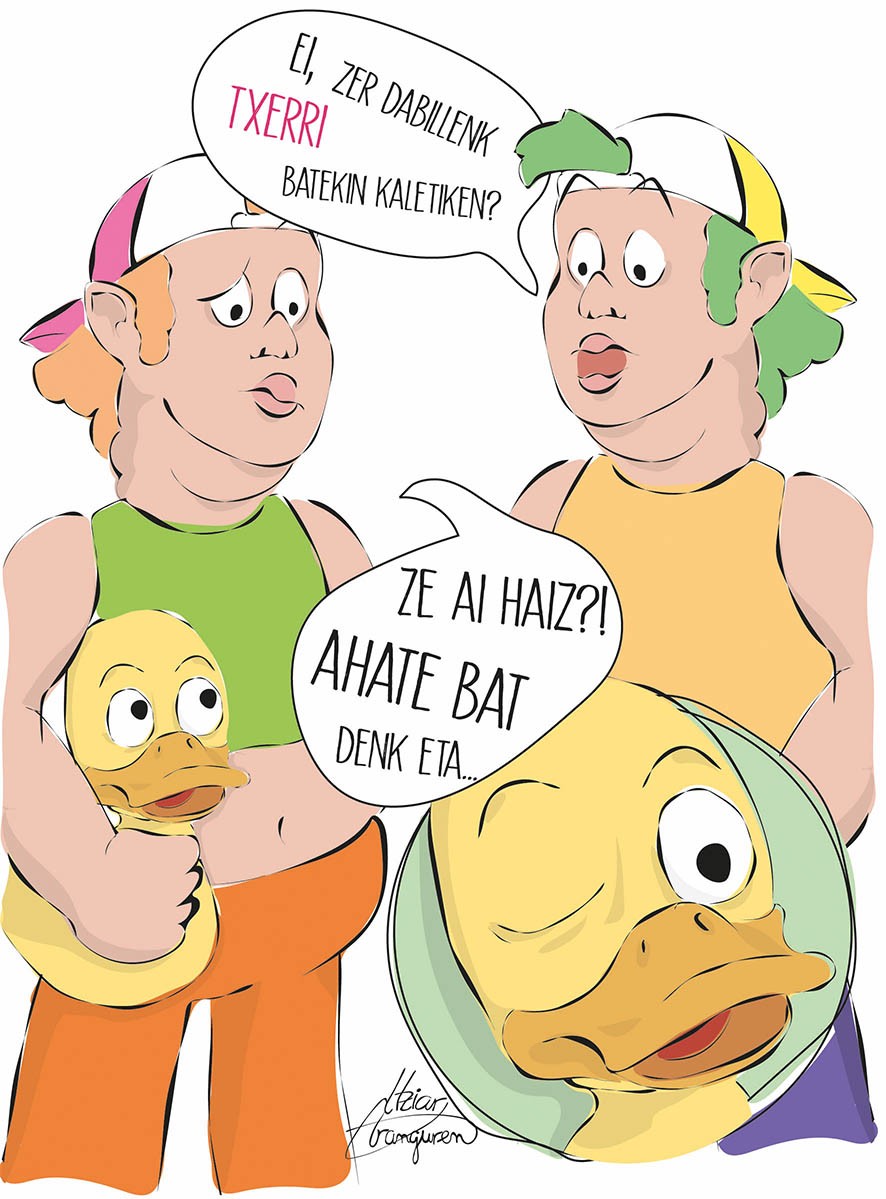 Itziar Arangurenen ekaineko iritzi grafikoa