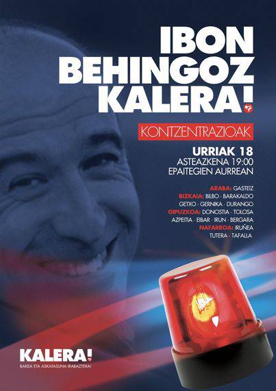 Ibon Iparragirre presoa askatzea eskatzeko elkarretaratzea izango da etzi Azpeitiko epaitegiaren aurrean