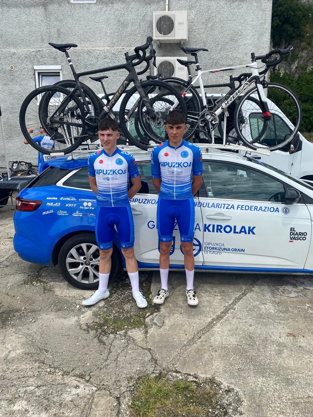 Aratz Unanue eta Beñat Sainz Gipuzkoako Selekzioarekin