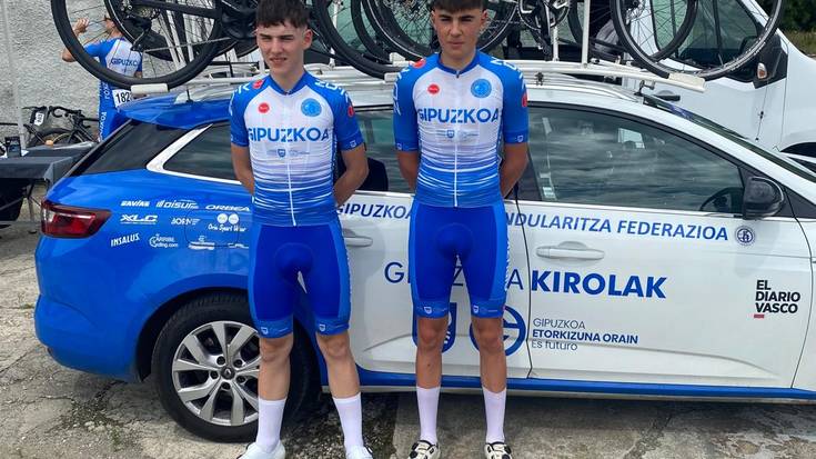 Aratz Unanue eta Beñat Sainz Gipuzkoako Selekzioarekin