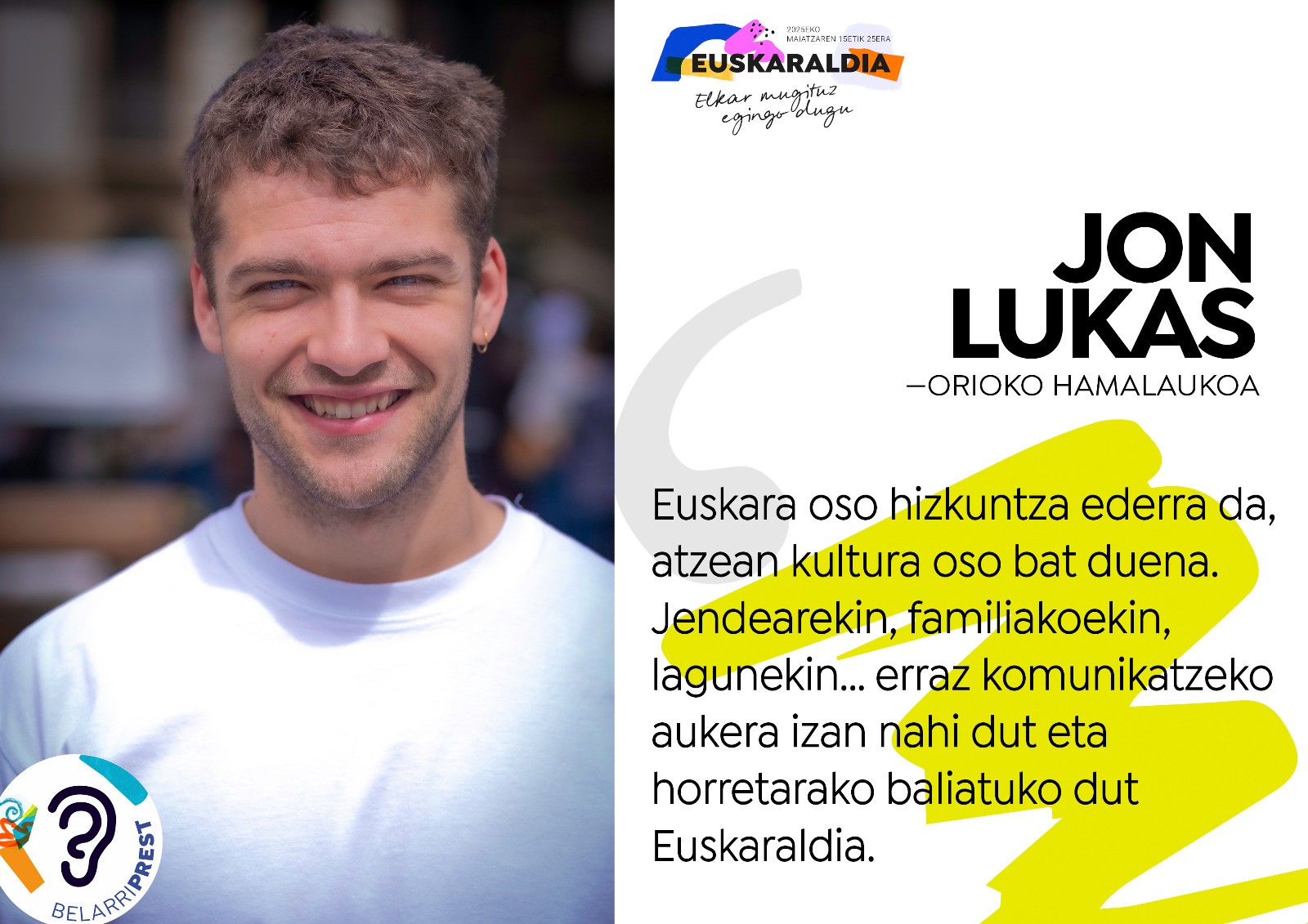 Orioko hamalaukoa: Jon Lukas
