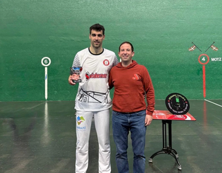 Iker Epelde gomazko palista txapeldunorde, Gipuzkoako Txapelketan