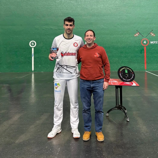 Iker Epelde gomazko palista txapeldunorde, Gipuzkoako Txapelketan